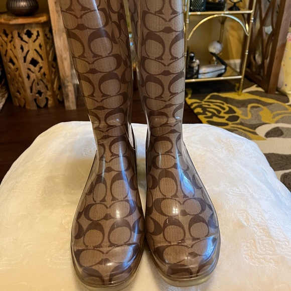 Coach Rain Boots - Picture 1 of 10
